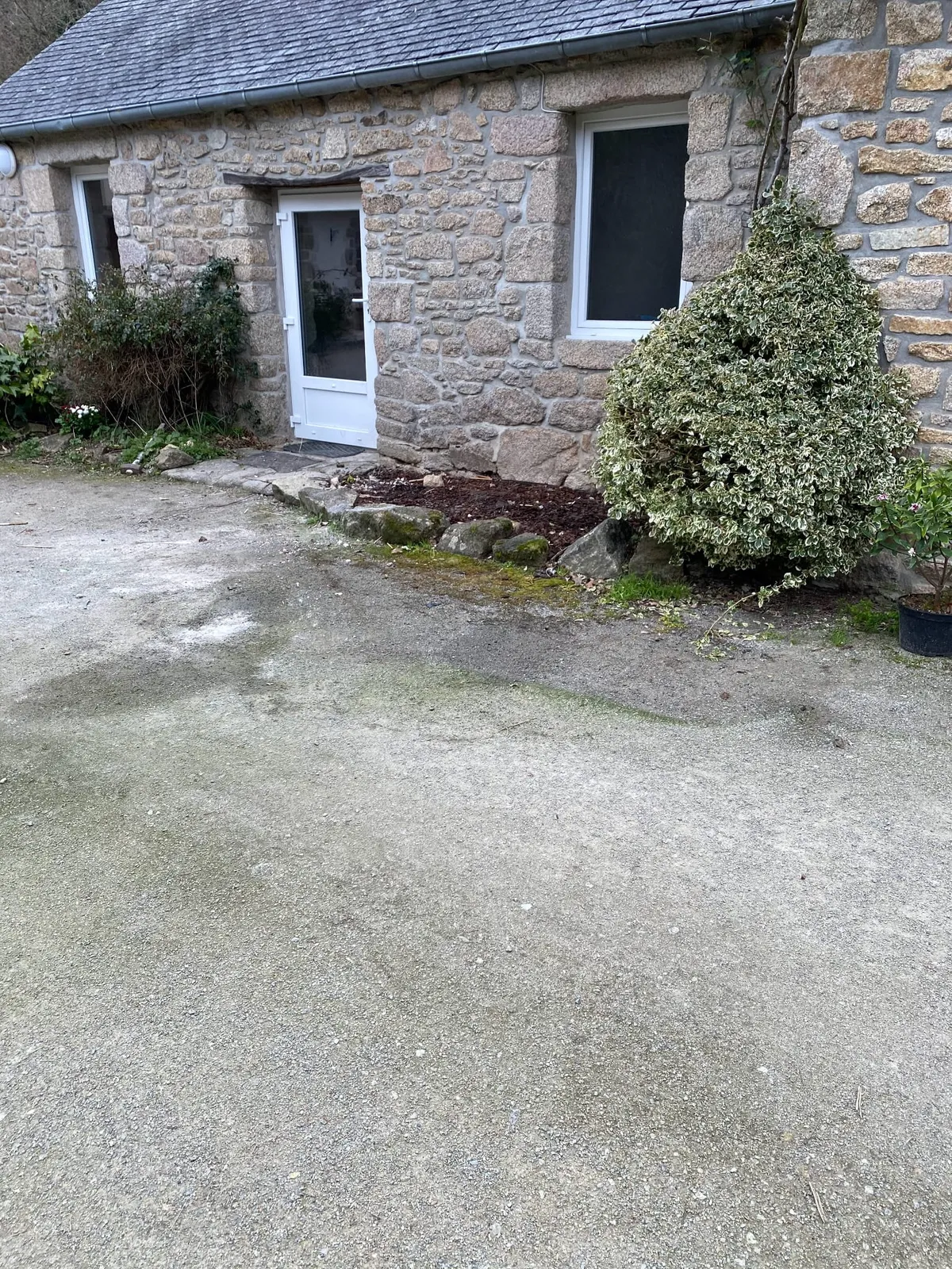Chantier maison après débarras